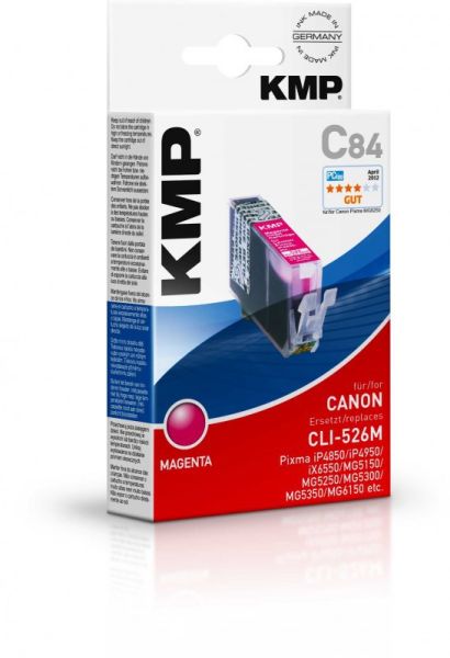 KMP C84 Tintenpatrone ersetzt Canon CLI526M (4542B001)