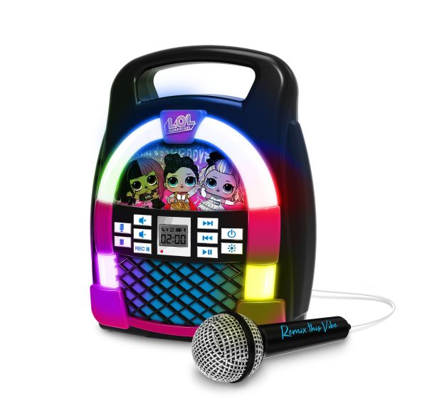 eKids Spielzeug-Musikinstrument »L.O.L. Surprise! MP3 Bluetooth Karaoke Maschine mit Mikrofon und LE