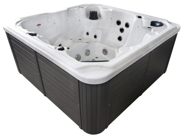 Sanotechnik Outdoorwhirlpool Oasis Maxi Weiß ohne Stiege und Abdeckung - 210 x 210 x 95cm