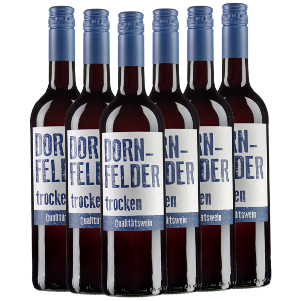 Dornfelder Rhh./ Pfalz Qualitätswein trocken 0,75l - 6er Karton