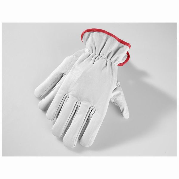 Powertec Garden Winter Ziegenleder Handschuhe, Größe 7 - rot