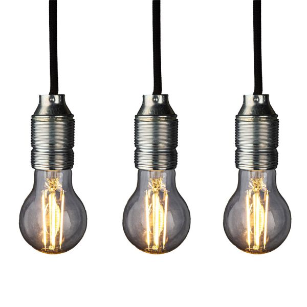 Osram Filament-LED-Leuchtmittel, Birne E27 klar - 3er-Set