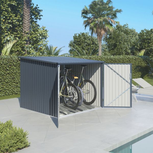 HC Garten & Freizeit Fahrradgarage-/Fahrradhaus-/Fahrradbox, ca. 203 x 198 x 157 cm