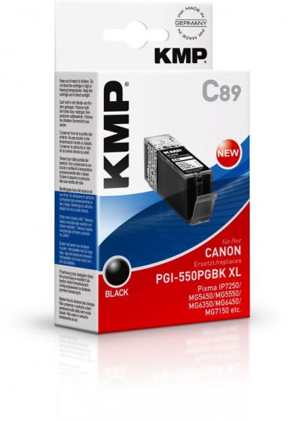 KMP C89 Tintenpatrone ersetzt Canon PGI550PGBKXL (6431B001)