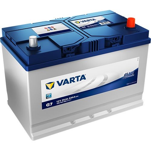 VARTA Blue Dynamic 5954040833132 Autobatterien, G7, 12 V, 95 Ah, 830 A