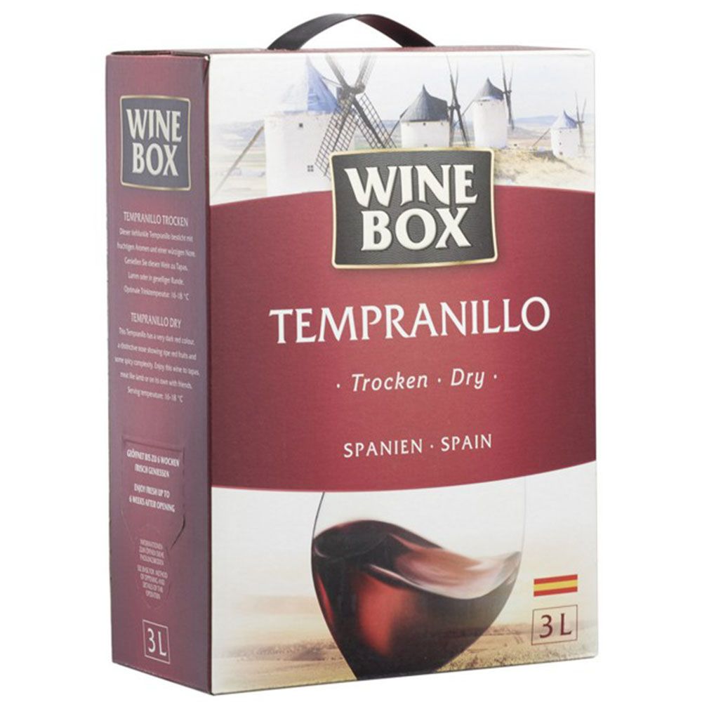 Winebox Tempranillo VdlT Castilla Bag in Box 3 Liter Zimmermann-Graeff Norma24 DE