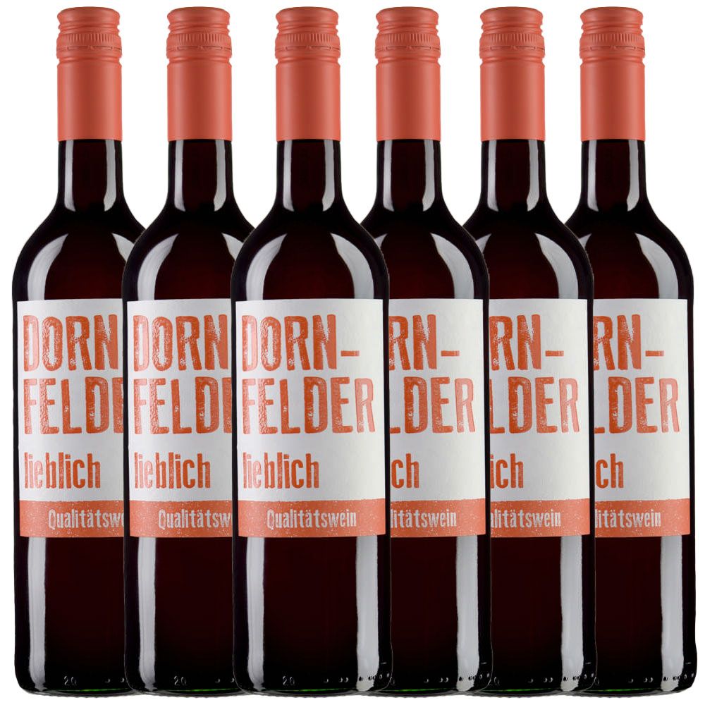 Andreas Oster Dornfelder Rhh./ Pfalz Qualitätswein lieblich 1l - 6er Karton Andreas Oster Norma24 DE
