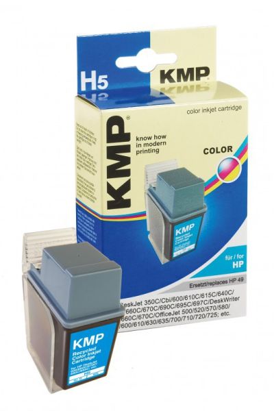 KMP H5 Tintenpatrone ersetzt HP 49 (51649AE)