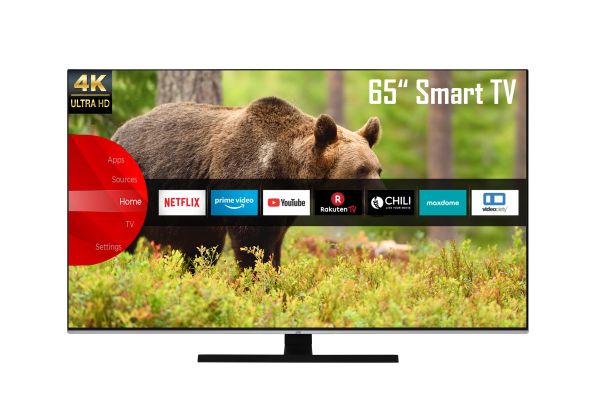 JVC LT-65VU8155 65 Zoll Fernseher / Smart TV (4K Ultra HD, HDR Dolby Vision, Triple-Tuner) - 6 Monat