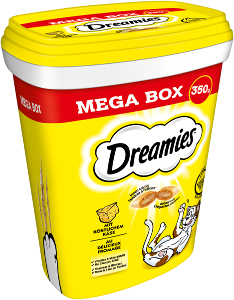 DREAMIES Mega Box mit Käse 350g