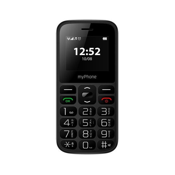 myPhone Halo A Mobiltelefon 1.77"-Display, 800 mAh, Dual Sim, 0,3 Mpx Kamera, 2G Schwarz