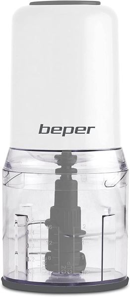 Beper BP.552 Universal-Zerkleinerer mit doppelter Klinge für gleichmäßiges Mahlen und Zerkleinern