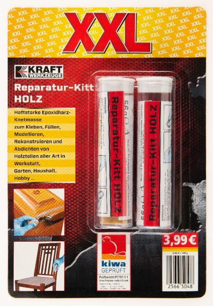 Kraft Werkzeuge Reparatur-Kitt Holz XXL 2x56g