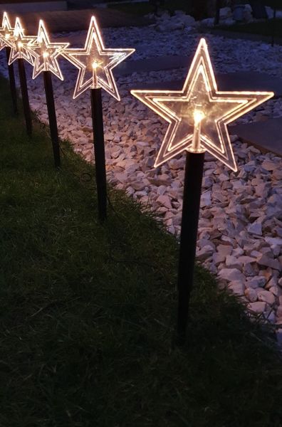 Star-Max LED-Leuchtstäbe - Stern, ca. 35,5 cm