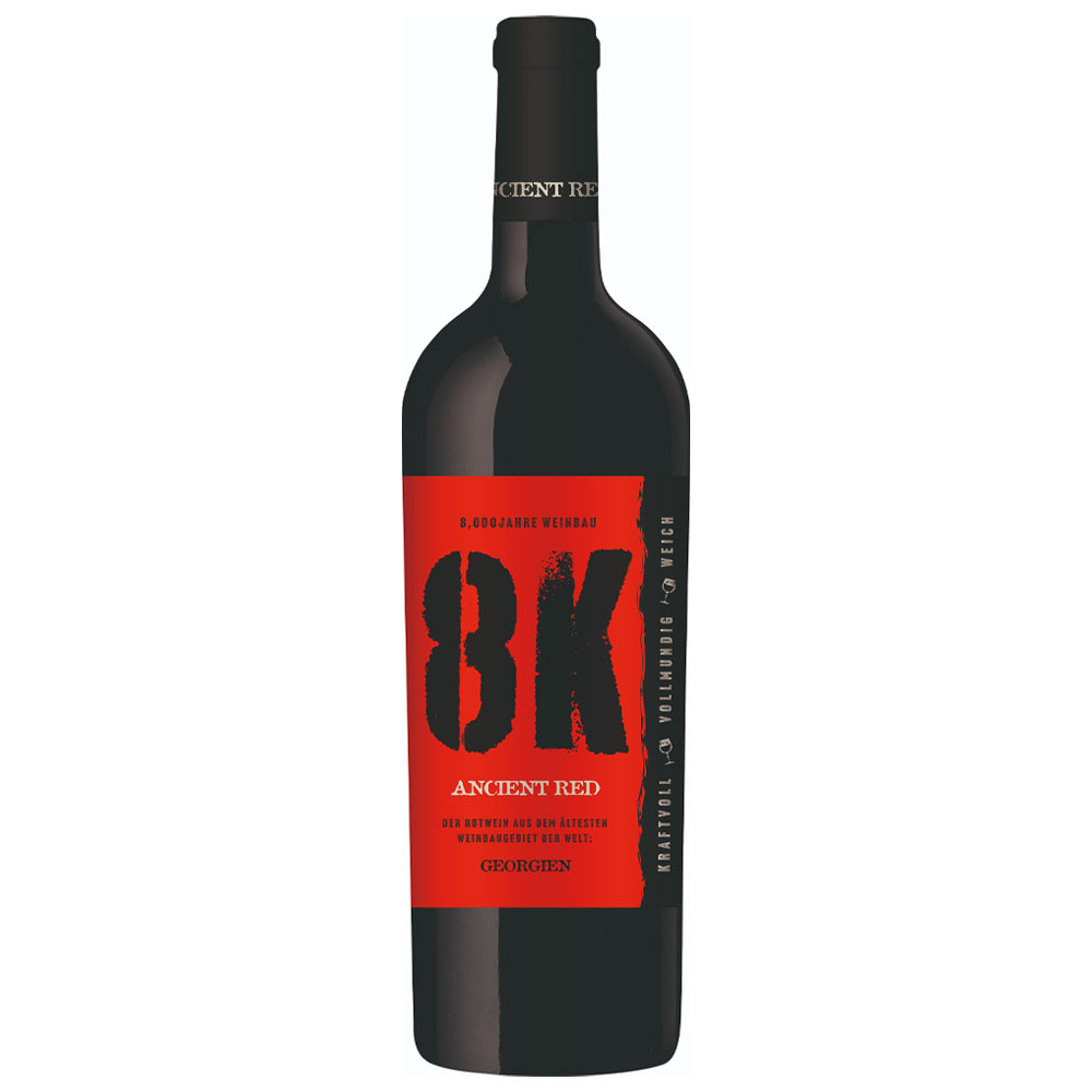 8K Ancient Red Rotwein Georgien halbtrocken 0,75 l | Norma24 | Rotweine
