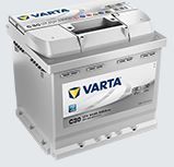 Varta Silver Dynamic 5544000533162 Autobatterien, C30, 12 V, 54 Ah, 530 A