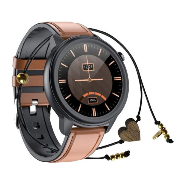 Smartwatch Bluetooth 4.2 Herren Uhr 7 Zifferblattdesigns Schwarz