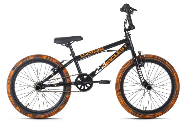KS Cycling BMX Freestyle 20'' 23 Circles schwarz-orange