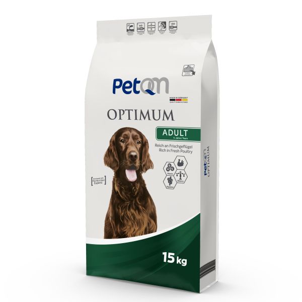 PetQM Optimum Dog Adult Rich in Fresh Poultry 15 kg