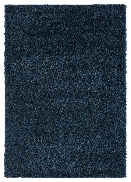 Teppich Elodie, 160cm x 230cm, Farbe Dunkelblau, rechteckig, Florhöhe 37mm