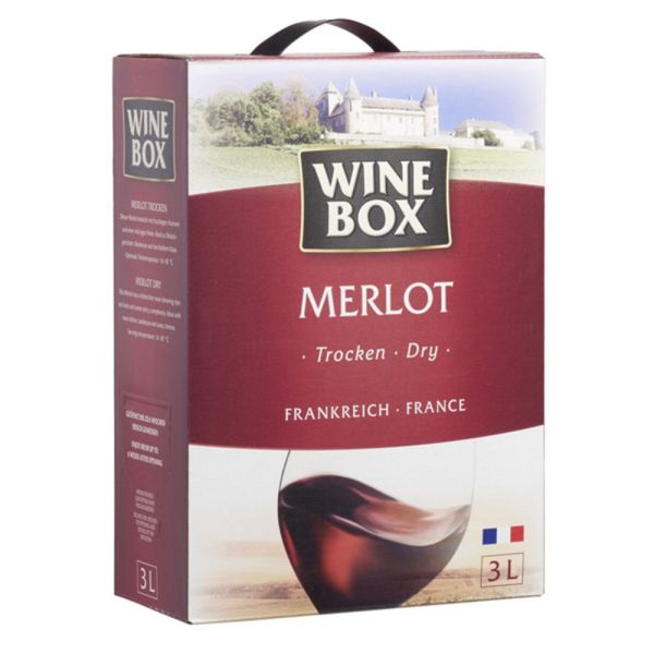 Winebox  Merlot Pays D´oc Bag in Box 3 Liter