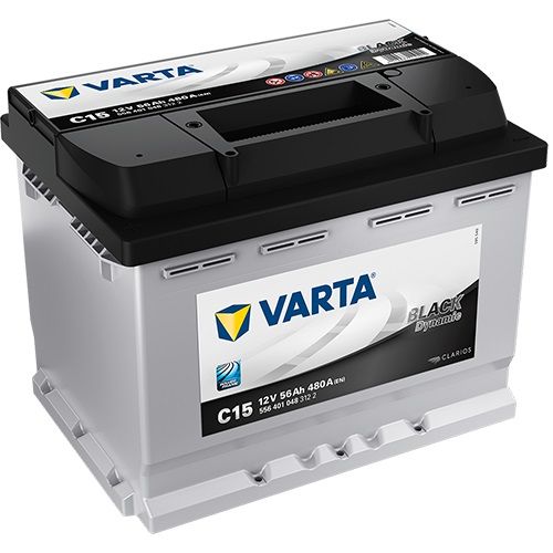 VARTA Black Dynamic 5564010483122 Autobatterien, C15, 12 V, 56 Ah, 480 A