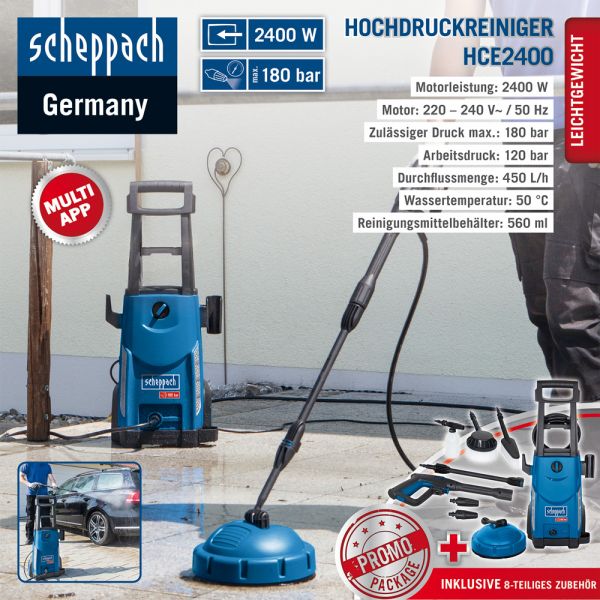 DETAIL Scheppach Hochdruckreiniger HCE2400