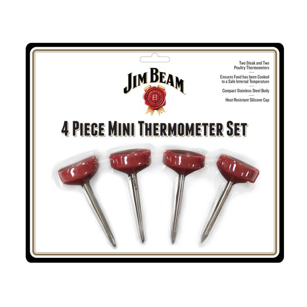 Jim Beam Minithermometer Set 4 tlg.