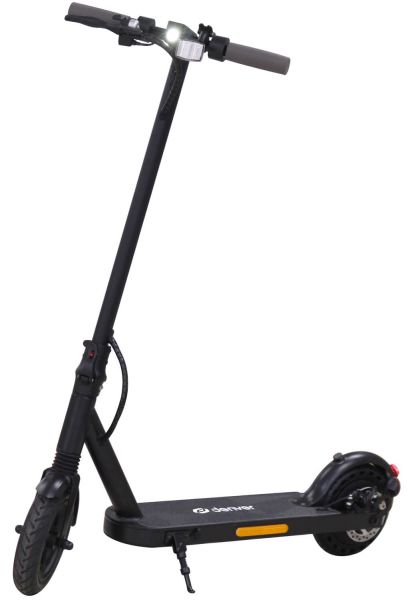 Denver SEL-10510 Black Elektoroller Scooter 20km/h bis zu 120kg belastbar & 30km Reichweite LED