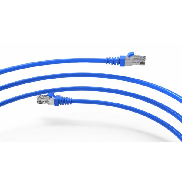 ICAT6-03TM RJ45 Cat6 UTP Ethernetkabel LAN-Kabel Blau 3 Meter