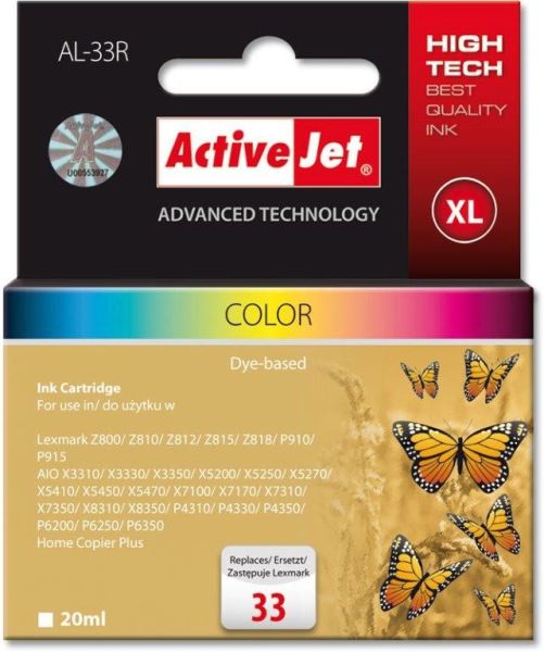 TIN ACTIVEJET AL-33R Refill für Lexmark No. 33 colour