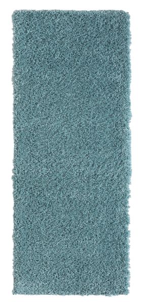 Teppich Elodie, 80cm x 200cm, Farbe Hellblau, rechteckig, Florhöhe 37mm
