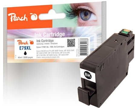 Peach Tintenpatrone HY schwarz kompatibel zu Epson No. 79XL, T7901