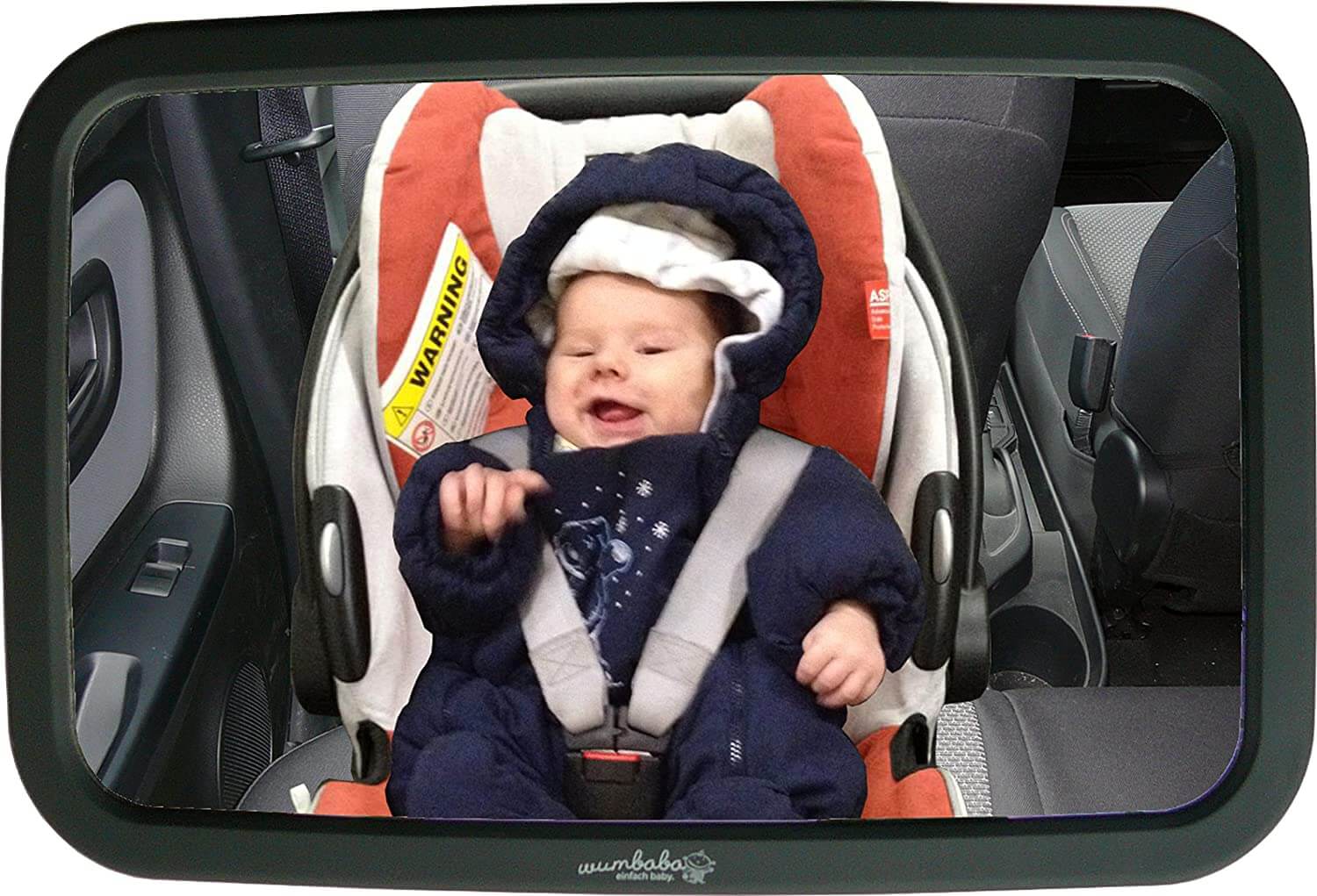 Wumbi Rücksitzspiegel Autospiegel Baby Erstausstattung Autositzspiegel  Bruchsicher