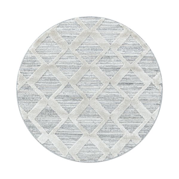 Ayyildiz Teppich, PISA 4703, GREY, 200 x 200 cm