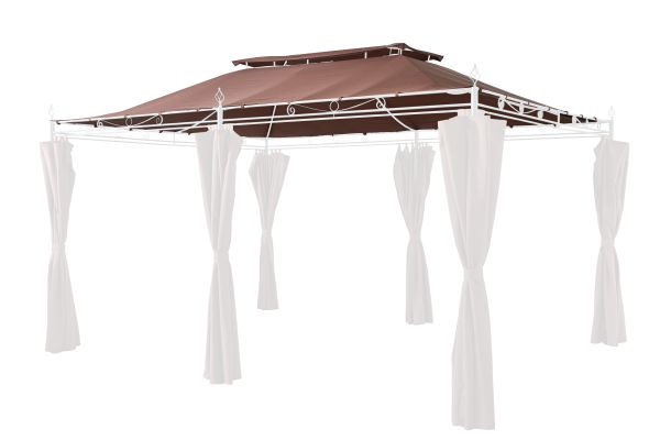 Grasekamp Ersatzdach zu Garten-Pavillon Inca 3x4 Mocca Party-Zelt Terrassen-Dach