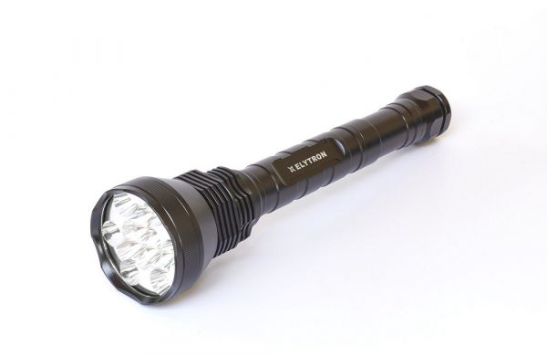 Elytron Profi-LED-Akku-Taschenlampe im Koffer