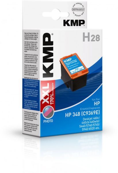 KMP H28 Tintenpatrone ersetzt HP 348 (C9369EE)