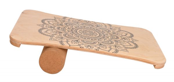 Body Coach Woodboard Balance-Board Starter Set eckig nachhaltiges Material Ahorn & Kork