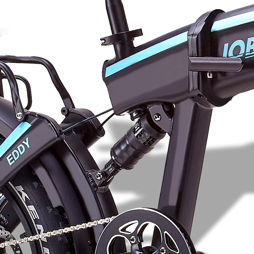 JOBOBIKE E-Bike Eddy 20 Zoll Fat-Reifen Elektrofahrrad vollgefedert faltbar  7 Gang Shimano Acera Kettenschaltung 250W Heckmotor | Norma24