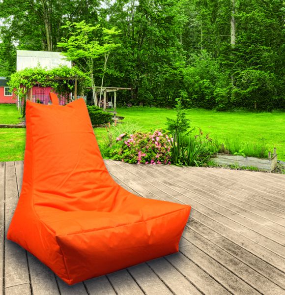 Kinzler Outdoorfähiger Lounge-Sessel, ca. 100x90x80 cm, Farbe: Orange