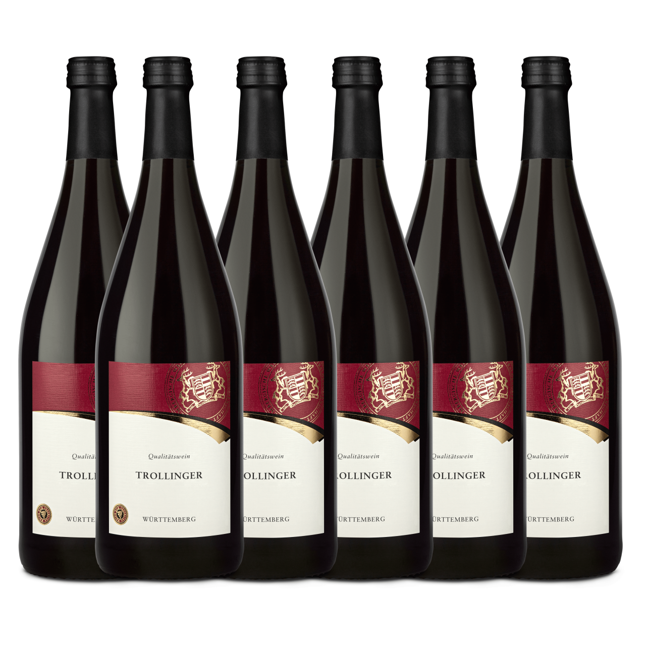 Württemberger Trollinger Qualitätswein 1,0L 6er Karton Württembergische WZG Norma24 DE