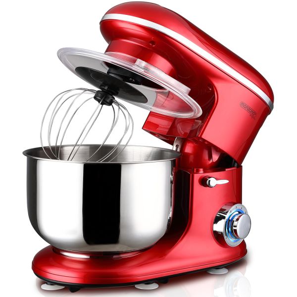 monzana® Küchenmaschine Elegance Rot 1200W 6L