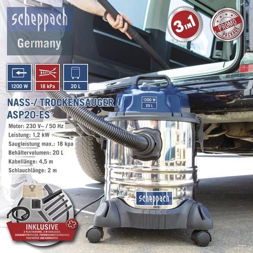 Scheppach Nass-/ Trockensauger ASP20-ES