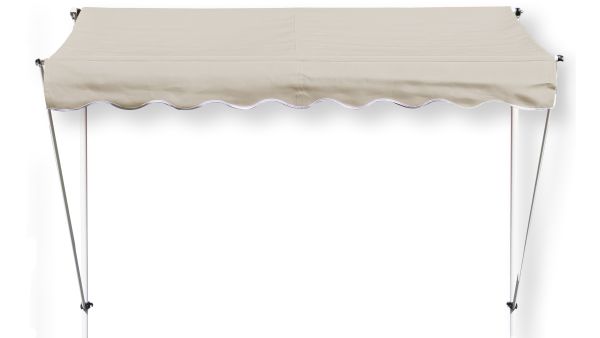 Grasekamp Klemmmarkise Ontario 255x130cm Sand Beige Balkonmarkise höhenverstellbar von 200 cm – 32