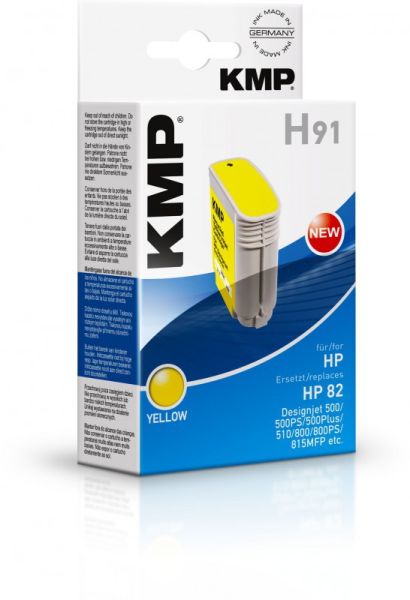 KMP H91 Tintenpatrone ersetzt HP 82 (C4913A)