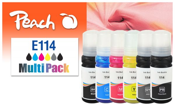 Peach Spar Pack Tintenpatronen ersetzt Epson No. 114