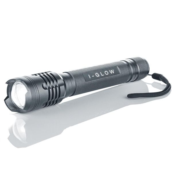 I-Glow LED Alu-Taschenlampe - Titan
