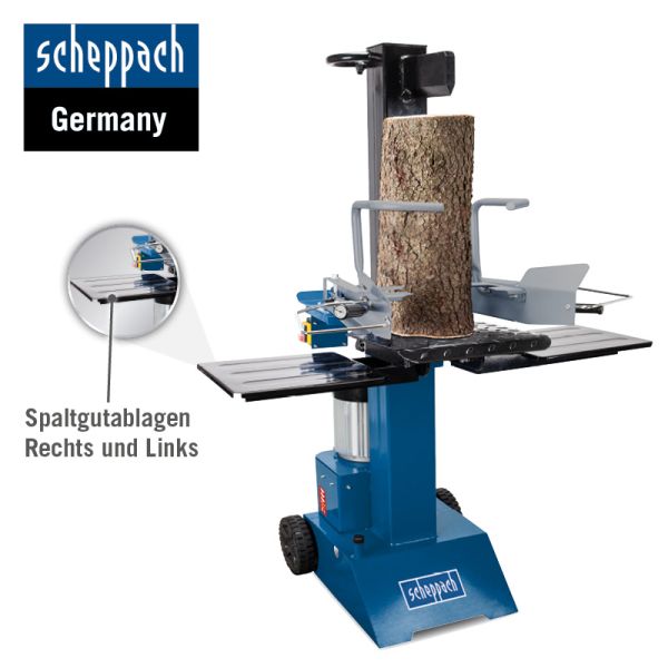 Scheppach XXL Holz-Kombi Paket, 8T - Holzspalter HL805, 400V + Benzin-Kettensäge CSP5300