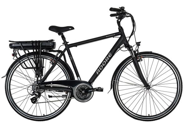 Adore Trekking E-Bike Herren 28'' Pedelec Marseille schwarz RH 53 cm